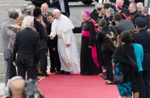 Image of Pope Francis Arrival