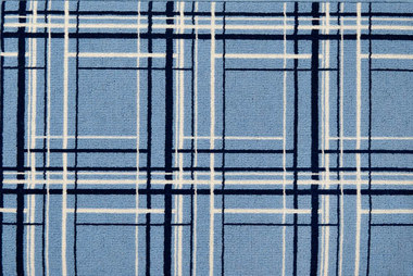 Image of Urban Plaid #31582 White, Blue on Blue connector