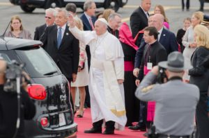 Image of Pope Francis Arrival