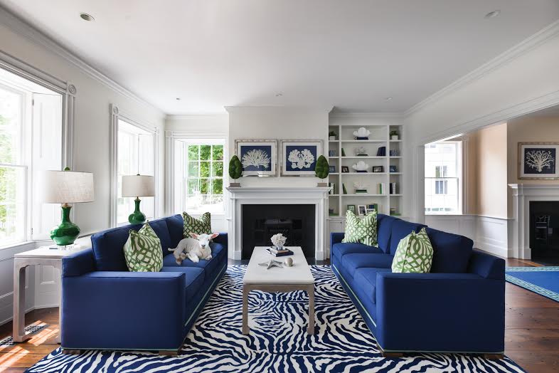 Claire Sautter Beach House with Langhorne wool carpet