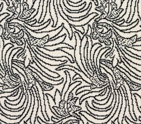 black and white Langhorne carpet