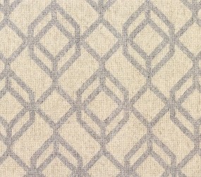 Image of Facet #21959 Carpet in Gray on Ecru