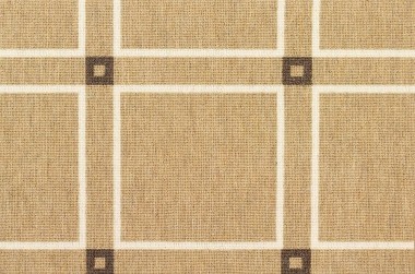 Image of Basil Squares #31480 carpet in Brown/White/Natural Ground