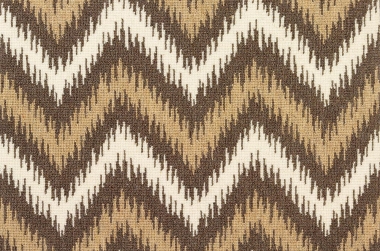 Scott Chevron carpet in Brown/Natural/White