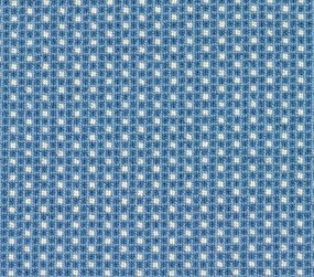 Broadway Carpet in Blue, Light Blue and White
