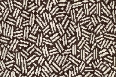 Scatter Carpet in White on Brown