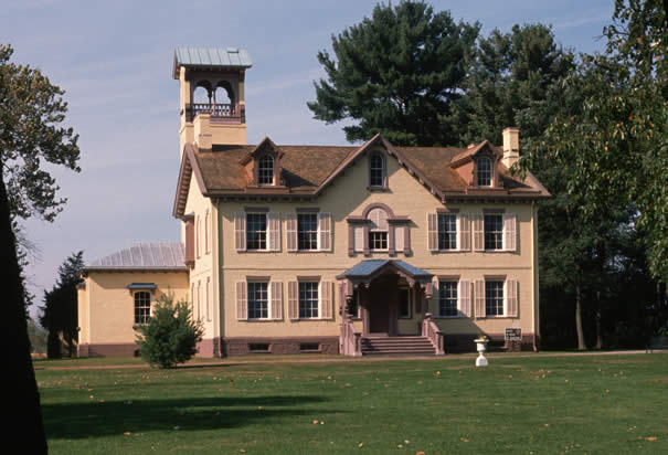 Image of the Martin Van Buren House in Kinderhook, NY