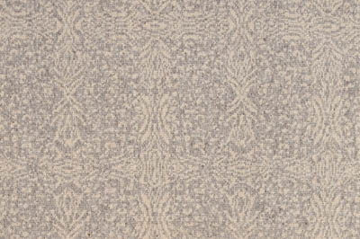 Flower carpet in Ecru on Grey