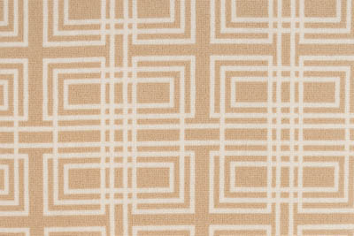 Maze White & Beige carpet