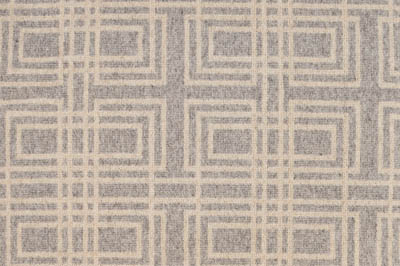 Ecru and Gray Maze carpet