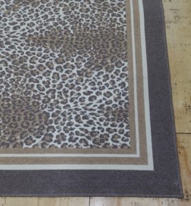 leopard body carpet and boarder