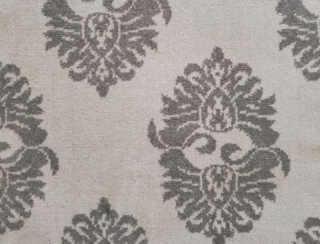 Image of Windsor #22123 Carpet in 9206 Gray on 19078 Gray